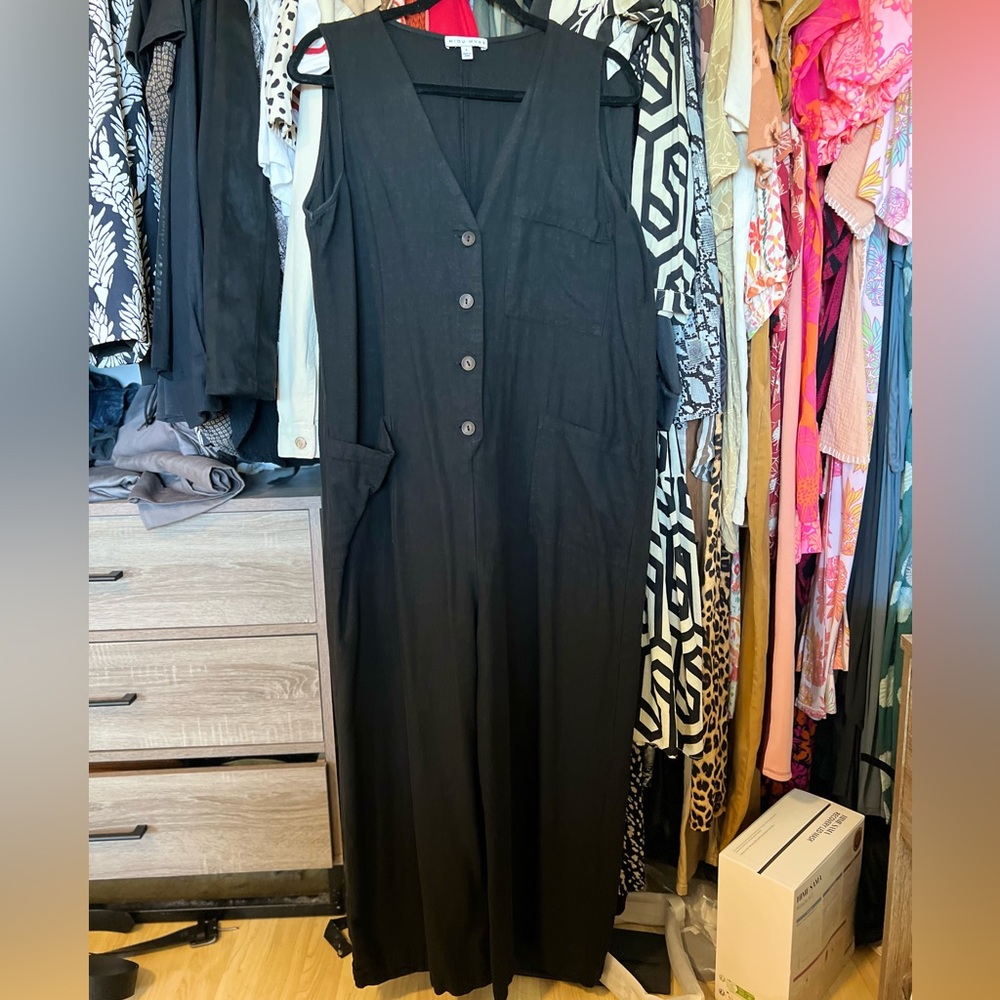 Linen Blend Jumpsuit